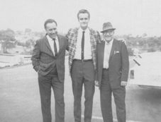 Bud Chowniing with Bill & Cliff Carlise in Nashville
