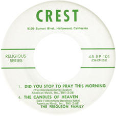 FERGUSON FAMILY - CREST EP 101