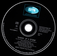 GENE VINCENT -Shakin' Up A Storm CD