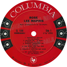 ROSE LEE MAPHIS